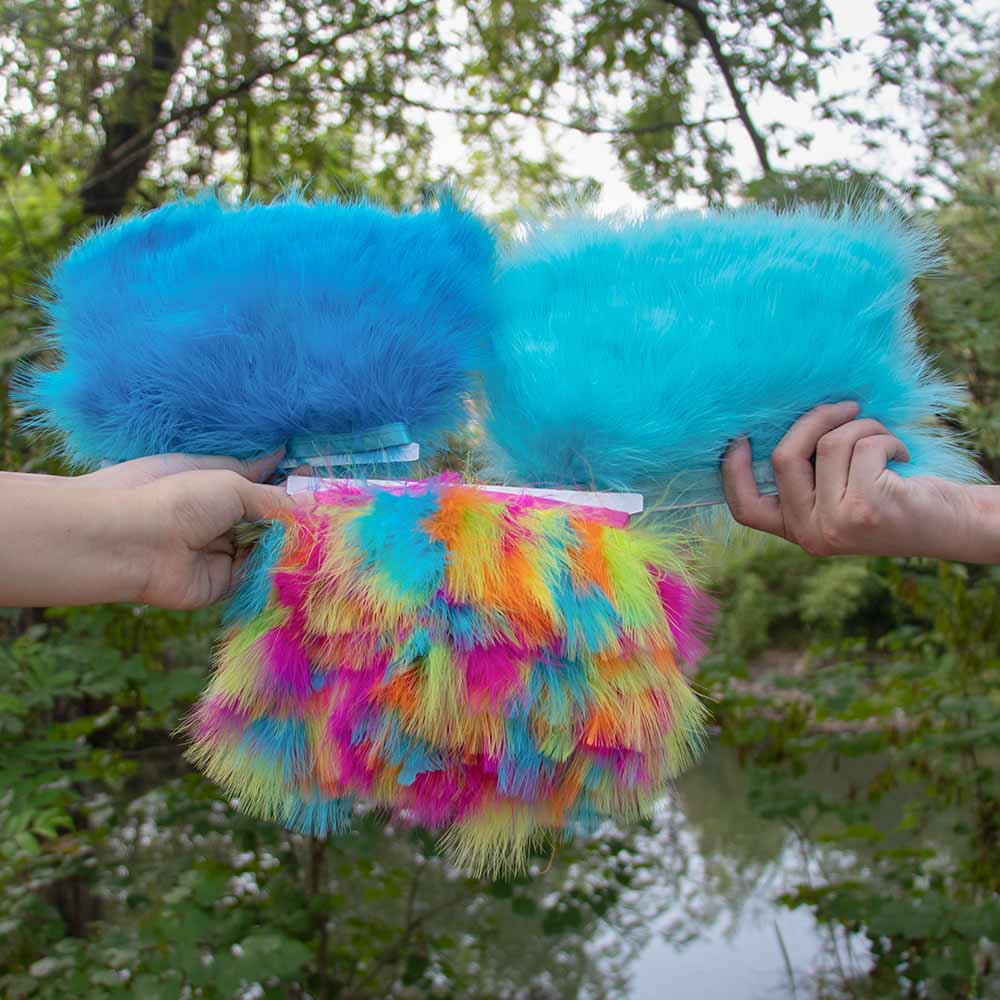 Feather Trim Marabou - 1 Metre/Lot Türkiye Marabu Tüyü Şerit