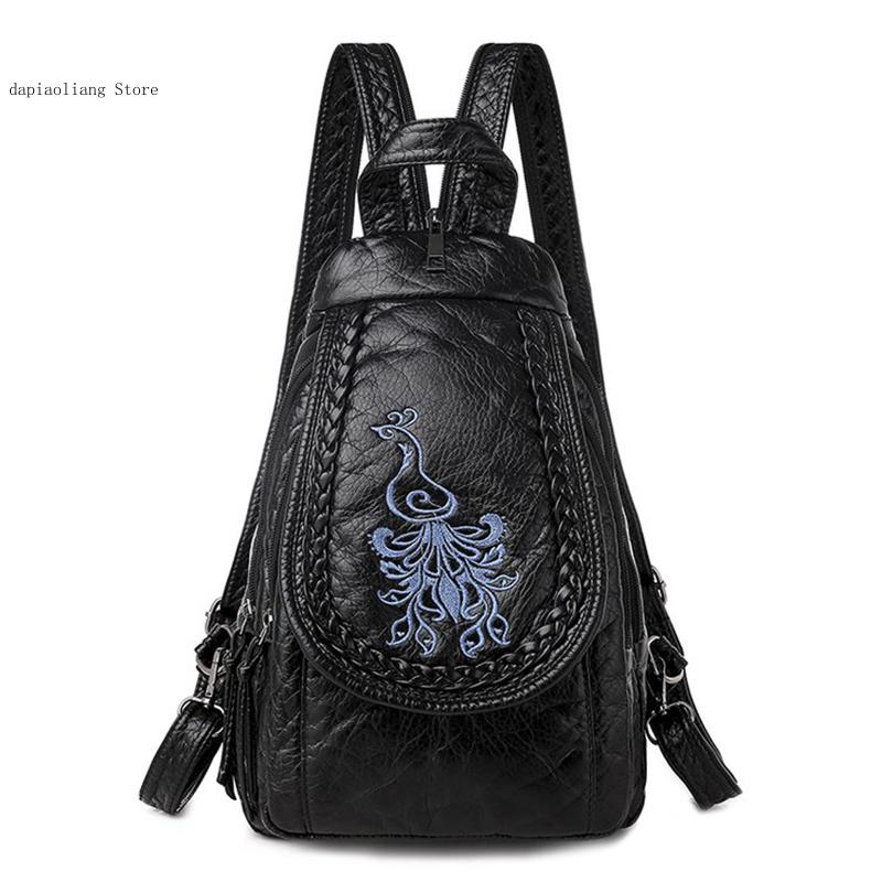 Applique Patch Flower - Kadın küçük göğüs çanta moda okul