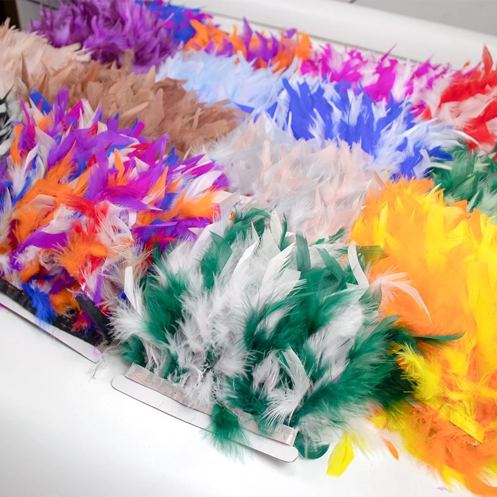 1M 5M 10M Çift Renkli Türkiye  - Feather Trim Marabou incelemesi ve fiyatı