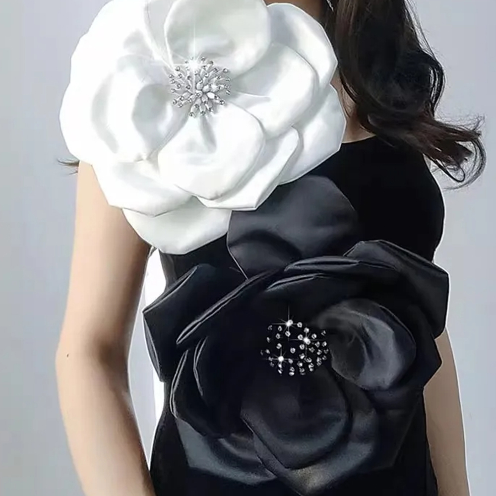 Yeni 29cm 3D büyük çiçek dante - Applique Patch Flower incelemesi ve fiyatı
