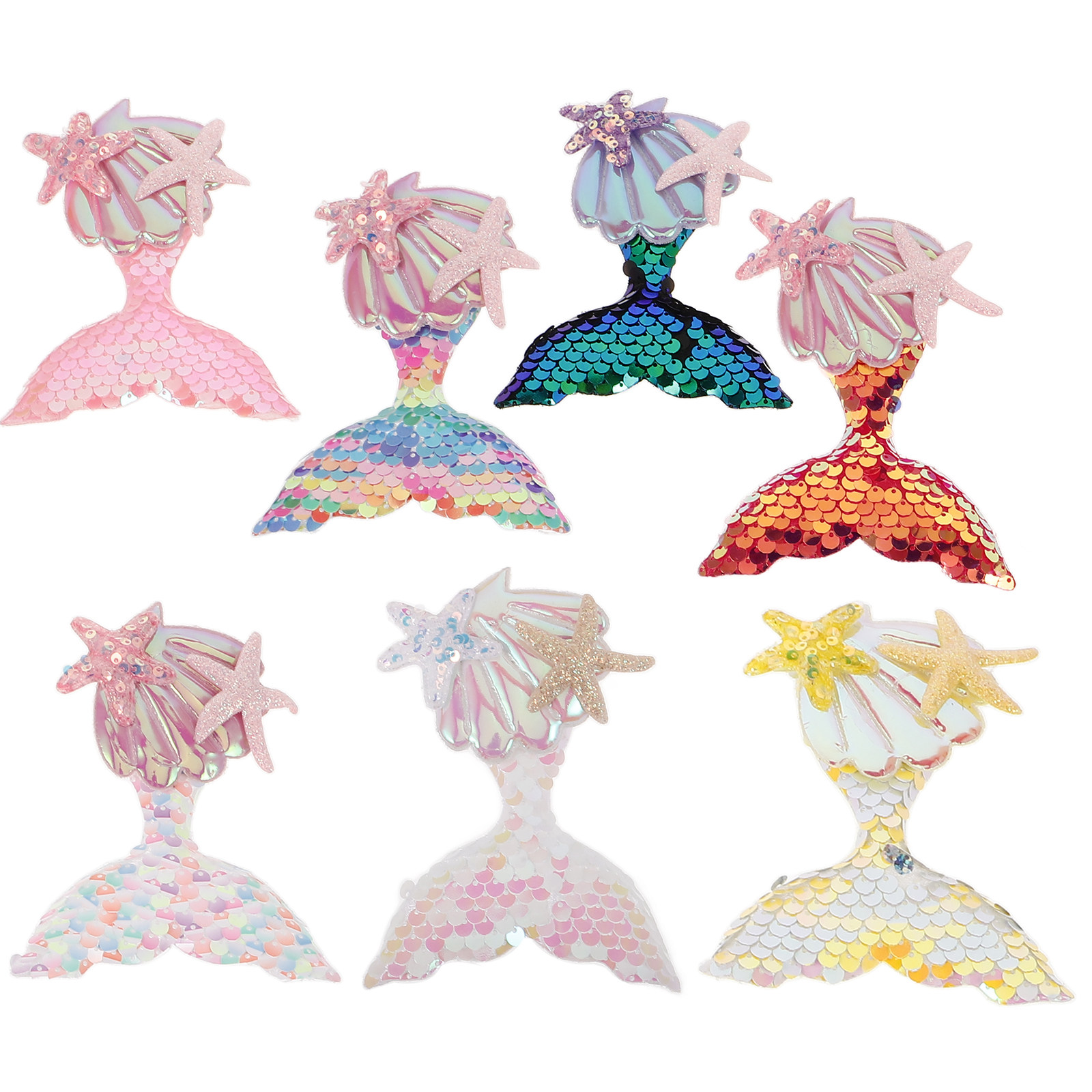 7 Adet Deniz Kızı Desenli Kuma - Embellishment Crafts incelemesi ve fiyatı