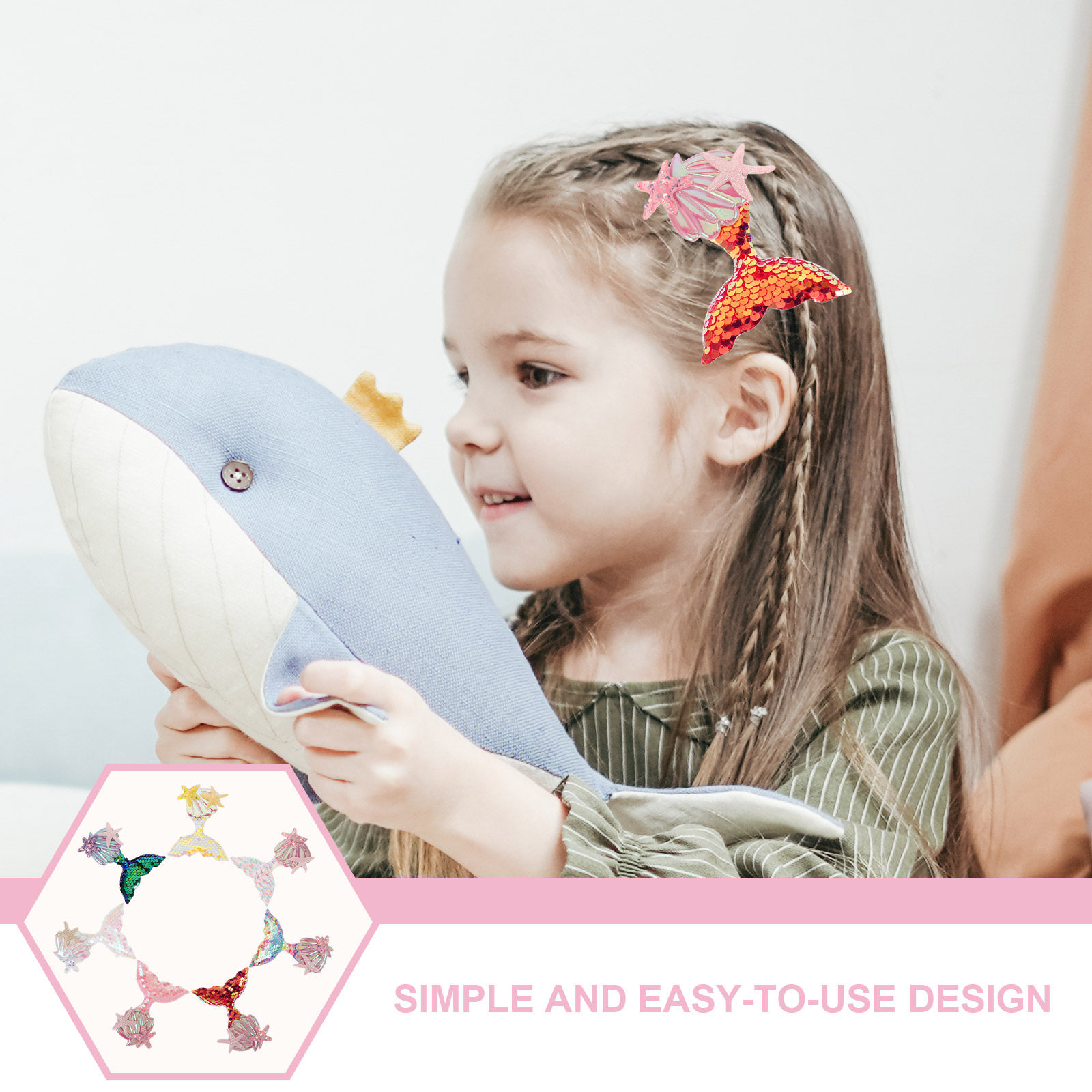 7 Adet Deniz Kızı Desenli Kuma - Embellishment Crafts incelemesi ve fiyatı