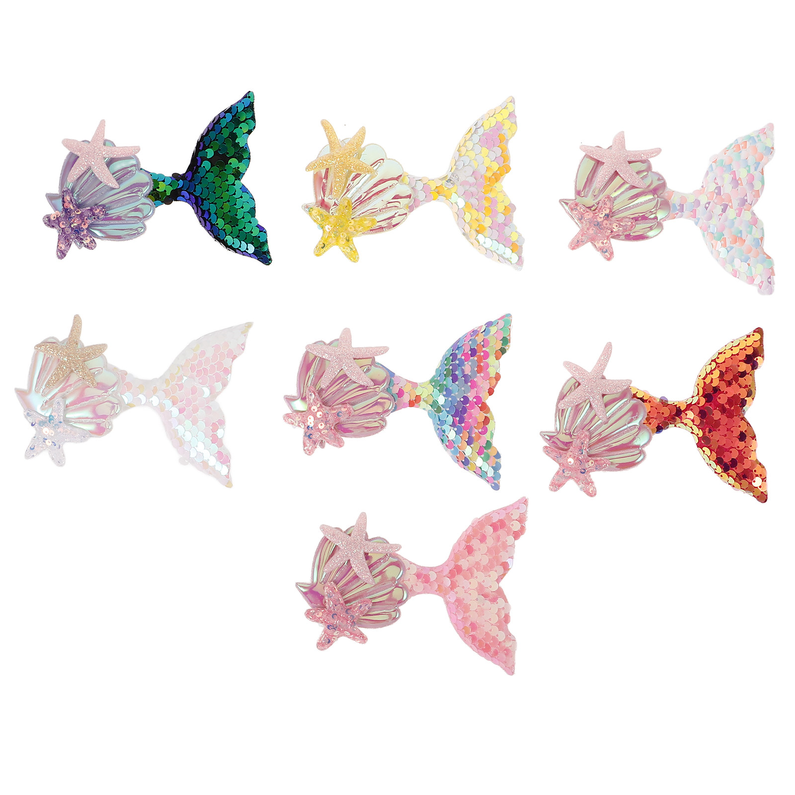 7 Adet Deniz Kızı Desenli Kuma - Embellishment Crafts incelemesi ve fiyatı